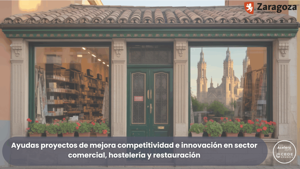 Ir a Abierta La Convocatoria De Ayudas Para La Mejora De La Competitividad E Innovacion Del Comercio Hosteleria Y Servicios En Zaragoza