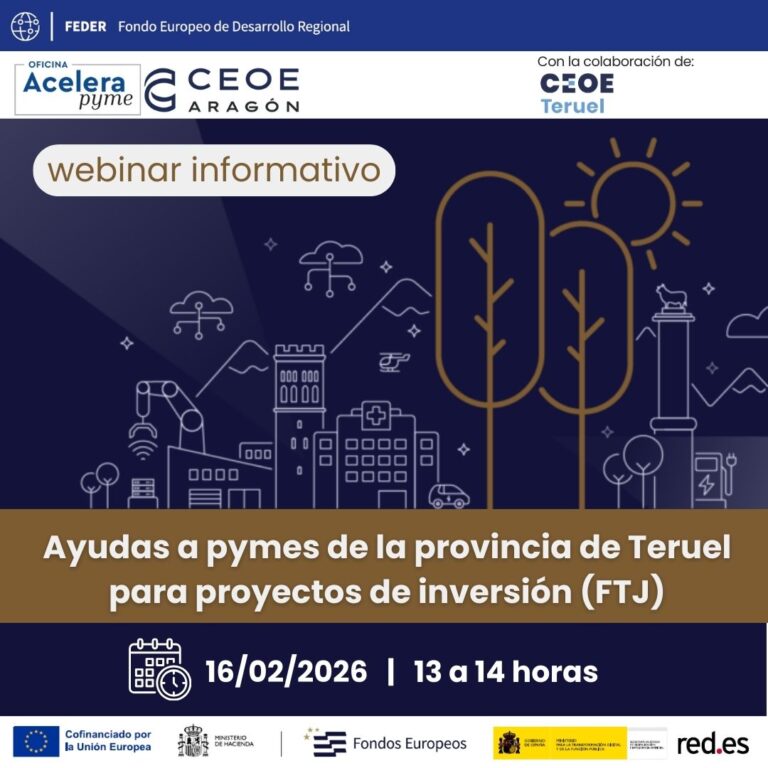 Webinar: Ayudas a pymes de la provincia de Teruel para proyectos de ...